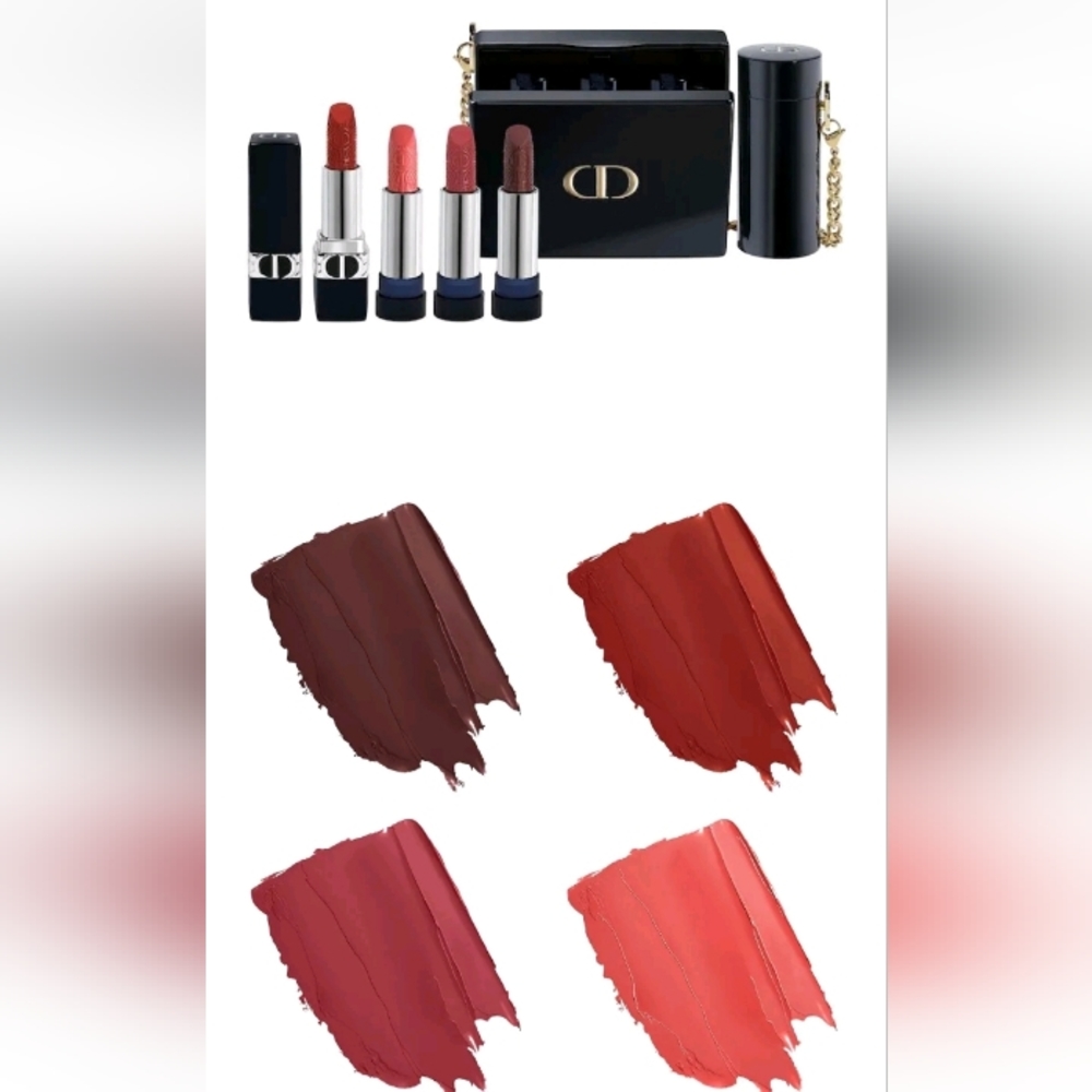 New Rouge Dior Minaudiere lipstick set with clutch limited edition